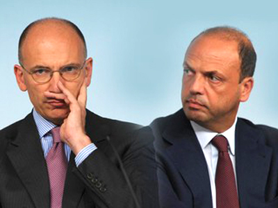 Ιταλία: Αδιέξοδο στον διάλογο Λέτα-Αλφάνο Ιταλία: Αδιέξοδο στον διάλογο Λέτα-Αλφάνο