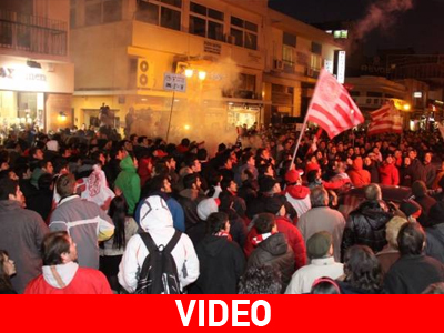 Βόλος: 5.000 κόσμος στο συλλαλητήριο για τον Ολυμπιακό Β.