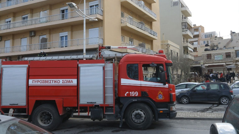 Ηράκλειο: Φωτιά σε καμινάδα εστιατορίου