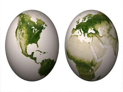 H NASA κατέγραψε τη χλωρίδα της Γης