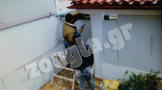 Φωτό κατά τη διάρκεια των εργασιών