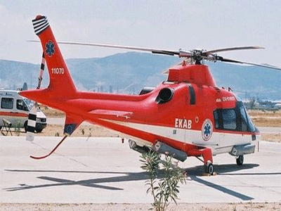 Αεροδιακομιδές τεσσάρων βρεφών και δύο γυναικών από νησιά του Αιγαίου