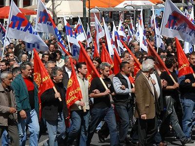 Κλειστή η Ακαδημίας λόγω συγκέντρωσης του ΠΑΜΕ