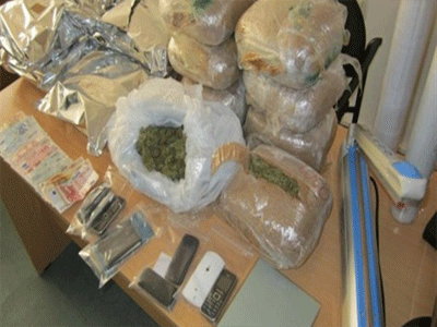 Μετέφεραν 185 κιλά χασίς με νοικιασμένο αυτοκίνητο