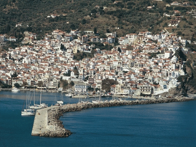 Εργασίες βελτίωσης οδικού άξονα στη Σκόπελο