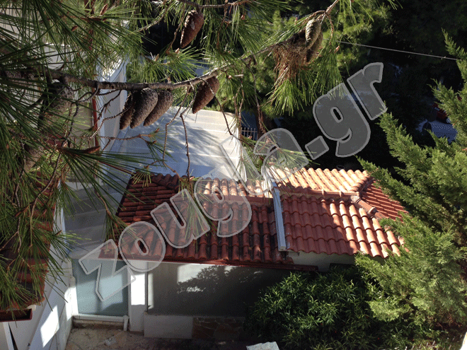 Το αυθαίρετο κτίσμα εντός του συγκροτήματος