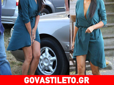 Χωρίς σουτιέν και με «λάθος» φόρεμα η…