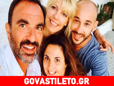 Νίκος Αλιάγας: Διακοπές στις Κυκλάδες με την οικογένειά του