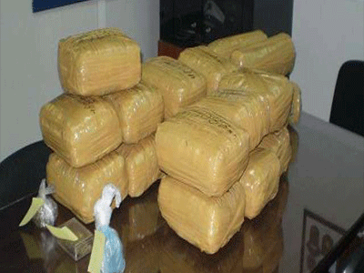 Μετέφεραν 21,5 κιλά κάνναβης