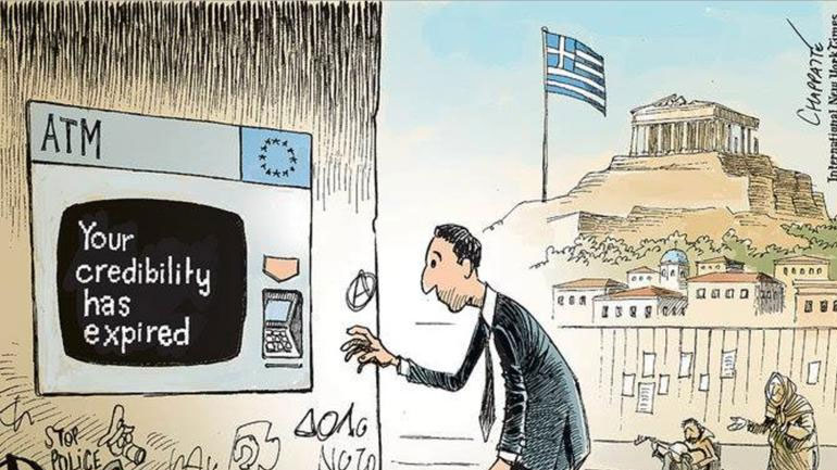 To καυστικό σκίτσο των New York Times για την Ελλάδα