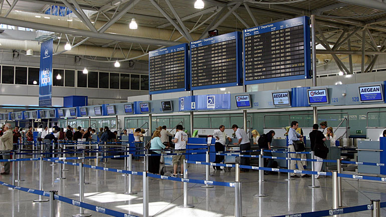 Eurostat: Αυξήθηκε κατά 16,3% η κίνηση στα ελληνικά αεροδρόμια