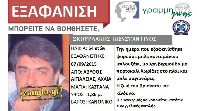 Αίγιο: Τραγικό τέλος για τον 54χρονο Κωνσταντίνο Σκουρλάκη – Βρέθηκε απαγχονισμένος Αίγιο: Τραγικό τέλος για τον 54χρονο Κωνσταντίνο Σκουρλάκη – Βρέθηκε απαγχονισμένος