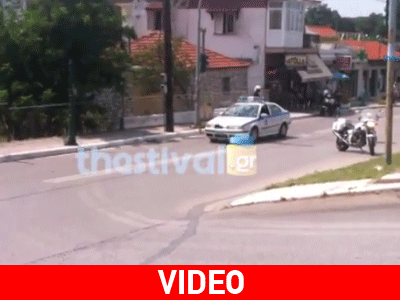 Πλάνα από τη μεταφορά Μαζιώτη στο νοσοκομείο Παπανικολάου Πλάνα από τη μεταφορά Μαζιώτη στο νοσοκομείο Παπανικολάου