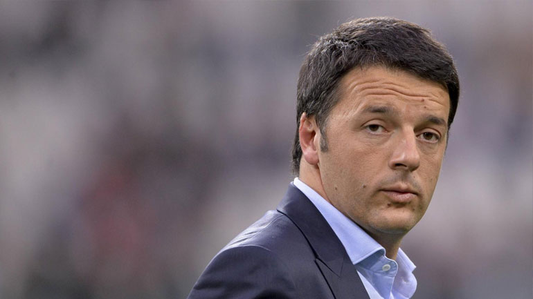 Ο Ρέντσι άφησε λουλούδια στο σημείο της δολοφονίας του Νεμτσόφ