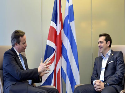 Αγγλική τεχνογνωσία για τους φοροελεγκτικούς μηχανισμούς πρότεινε στον Τσίπρα ο Κάμερον