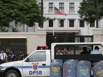 H πρεσβεία των ΗΠΑ στη Μανίλα φοβάται πιθανή επίθεση