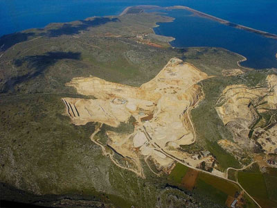 Δίκη για κλοπή αδρανών υλικών στον Άραξο