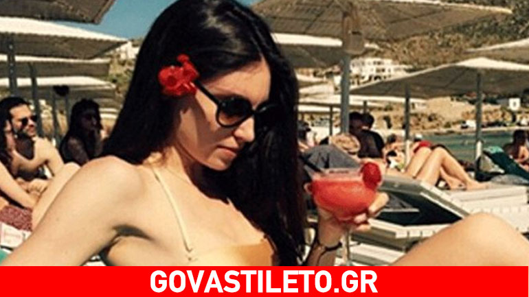 Η Αθηνά Οικονομάκου έκανε το πρώτο της μπάνιο και κόλασε το Instagram