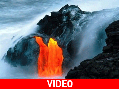 Όταν η λάβα ενώνεται με τον ωκεανό