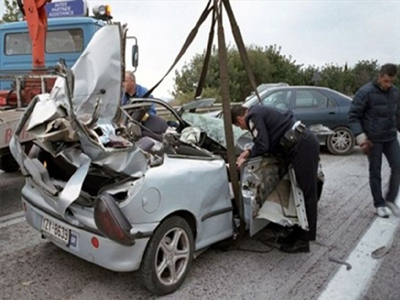Τροχαίο με δύο τραυματίες στην Πατρών-Πύργου