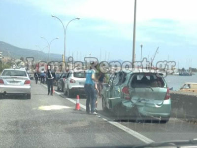 Καραμπόλα στη Στυλίδα