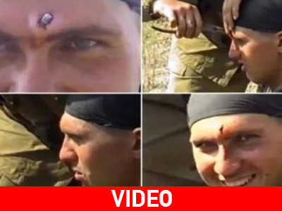 Η σφαίρα στο μέτωπο δεν τον “άγγιξε”