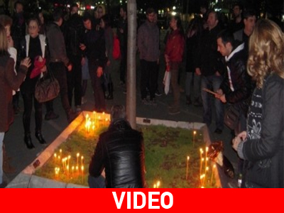 Πορεία διαμαρτυρίας για τους νεκρούς φοιτητές στη Λάρισα