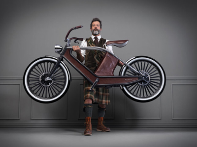 Ηλεκτρικό ποδήλατο σε στυλ ρετρό