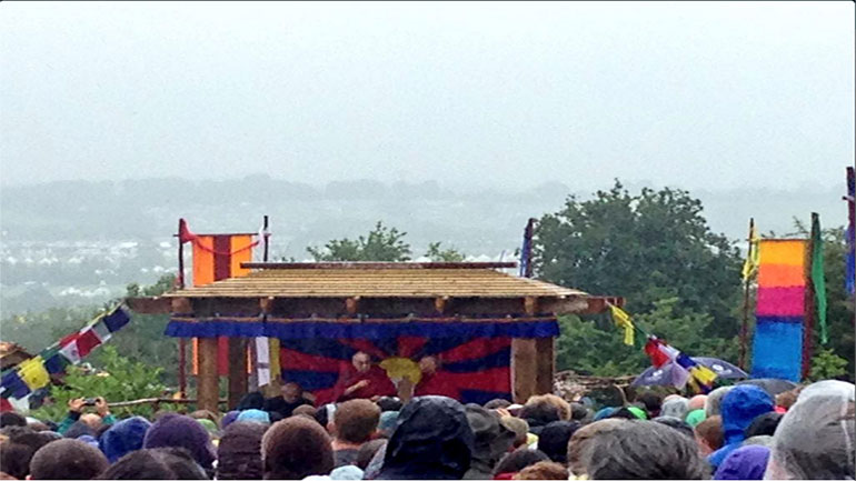 To μήνυμα του Δαλάι Λάμα από το Φεστιβάλ του Γκλαστονμπέρι