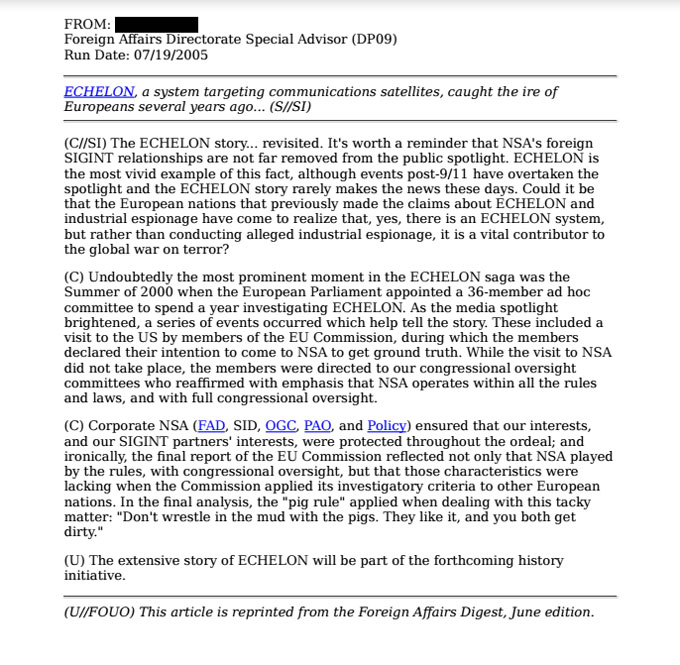 Ένα από τα ντοκουμέντα Σνόουντεν που δικαιώνουν τον Ντ. Κάμπελ