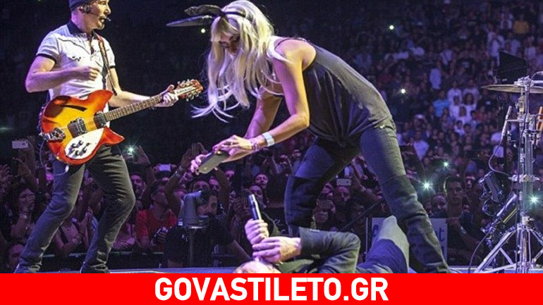 Φανατική θαυμάστρια των U2 η Penelope Cruz – Δείτε τι έκανε σε συναυλία τους