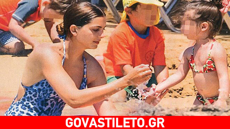 Σταματίνα Τσιμτσιλή: Για μπάνιο με τη μεγάλη της κόρη! (φωτό)