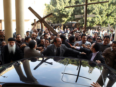 Βόμβα σε εκκλησία της Μίνια Βόμβα σε εκκλησία της Μίνια