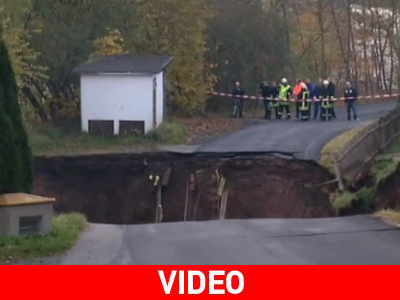 Τρύπα 40 μέτρων σε χωριό της Γερμανίας