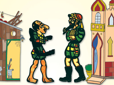 Καραγκιόζης από τον θίασο του Τάσου Κώνστα