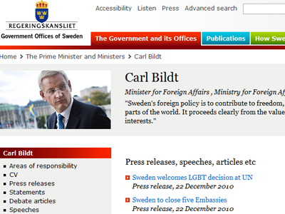 Επίθεση χάκερ με… χιούμορ στην ιστοσελίδα του Σουηδού ΥΠΕΞ