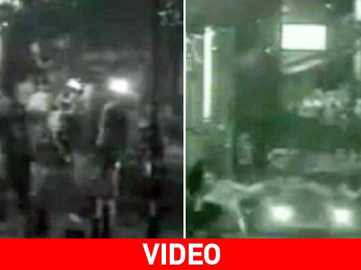 Αυτοκίνητο πέφτει επάνω σε δεκάδες πεζούς