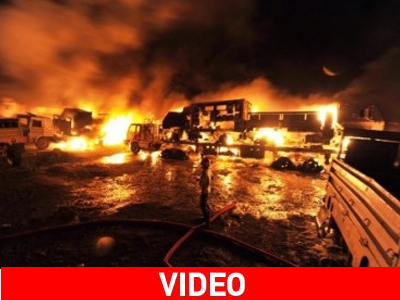 Έργο Ταλιμπάν το «μπουρλότο» στα νατοϊκά βυτιοφόρα Έργο Ταλιμπάν το «μπουρλότο» στα νατοϊκά βυτιοφόρα