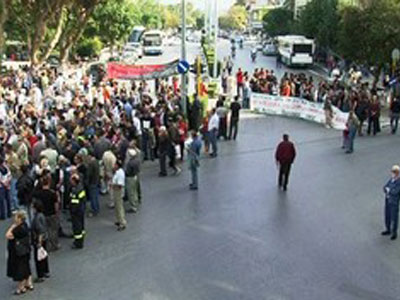 Οι κινητοποιήσεις στα Χανιά