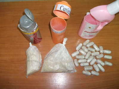 Έκρυβε ηρωίνη σε πούδρα και σαπούνι