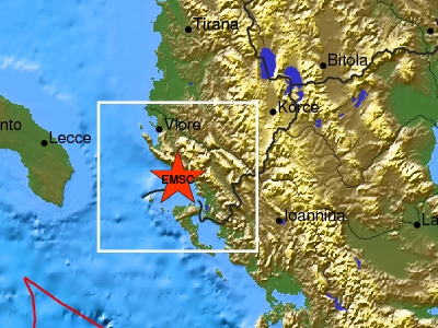 Σεισμική δραστηριότητα στα ελληνοαλβανικά σύνορα