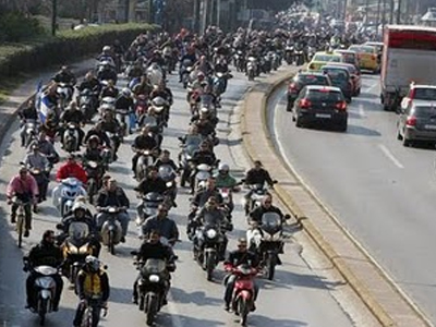 Κοινωνική δράση Αγανακτισμένων Μοτοσικλετιστών