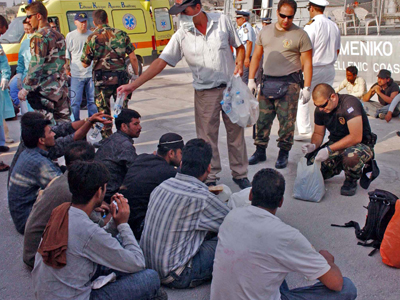 Συλλήψεις παράνομων μεταναστών στο Αιγαίο