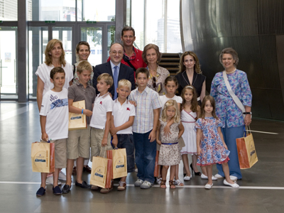 Στον “Ελληνικό Κόσμο” η Βασίλισσα Σοφία της Ισπανίας