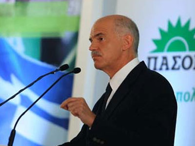 Ο Γ. Παπανδρέου στο Εθνικό Συμβούλιο