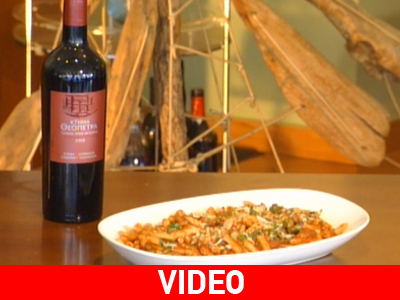 Κοκκινιστός ροφός με σπιτικά μακαρόνια απ’την Κρήτη