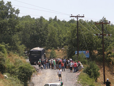 Εκτονώθηκε η ένταση στις Σκουριές