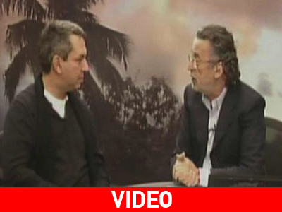 Ο Χρ. Χατζηπαναγιώτης στην τηλεόραση της Ζούγκλας Ο Χρ. Χατζηπαναγιώτης στην τηλεόραση της Ζούγκλας