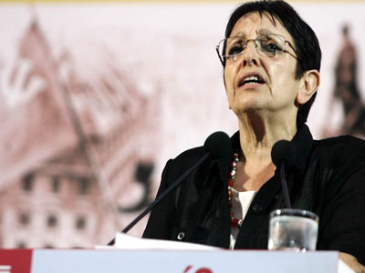 Η Αλέκα Παπαρήγα στην Καβάλα