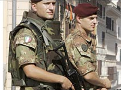 Στρατός κατά μαφίας στην Ιταλία